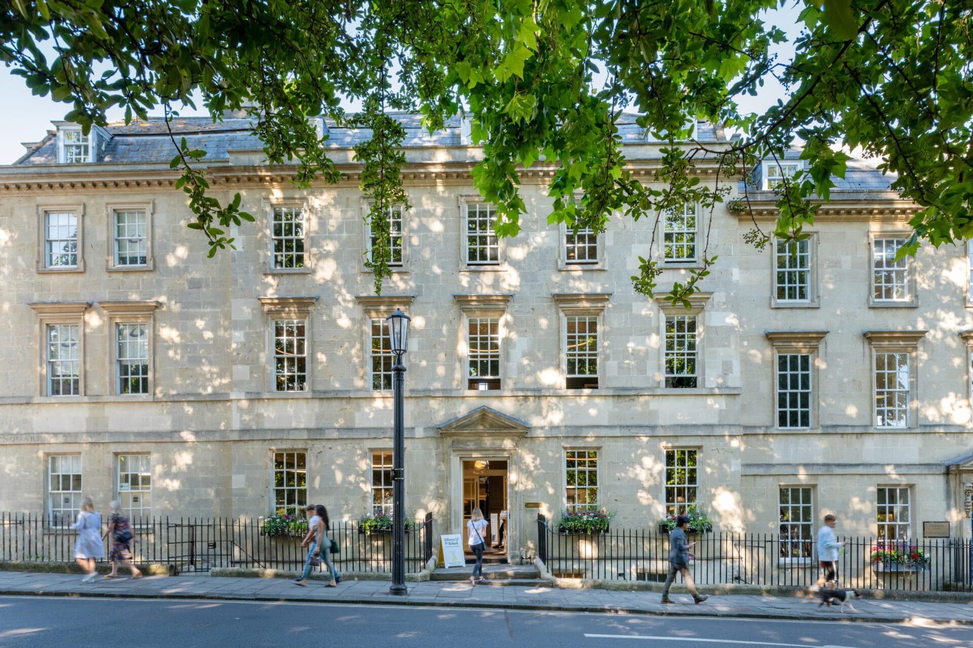 The Tally Ho bookings office in the historic city of Bath